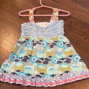 Matilda Jane Floral Kids Top with Ruffle Straps